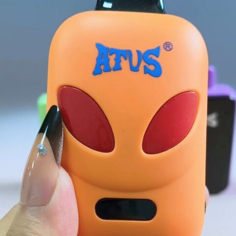 50000 Puffs Disposable Vape with LED Display Screen and Adjustable Airflow Rechargeable ATVS Vape