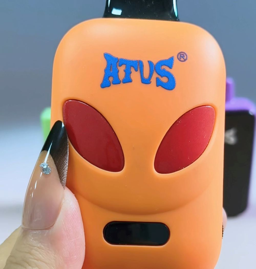 50000 Puffs Disposable Vape with LED Display Screen and Adjustable Airflow Rechargeable ATVS Vape