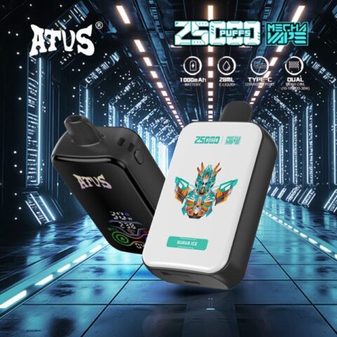 DE022 25000 Puffs Disposable Vape with Full screen rechargeable and adjustable airflow ATVS Vape