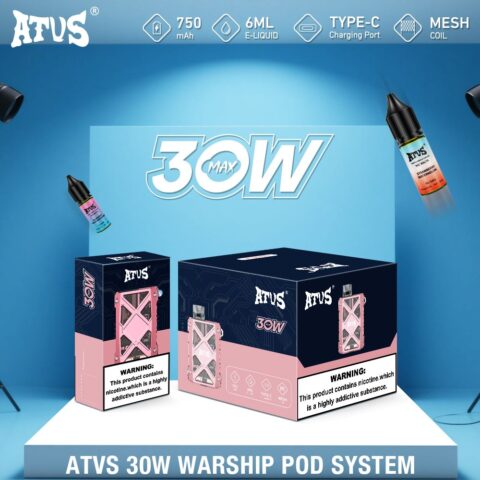 DE012 MAX Disposable Vapes with rechargeable and adjustable airflow ATVS Vape