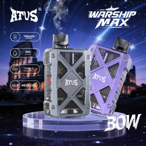 DE012 7000 Puffs Disposable Vapes with rechargeable and adjustable airflow ATVS Vape