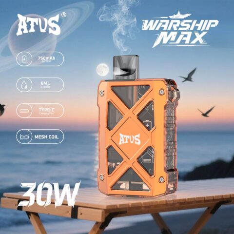 DE012 7000 Puffs Disposable Vapes with rechargeable and adjustable airflow ATVS Vape