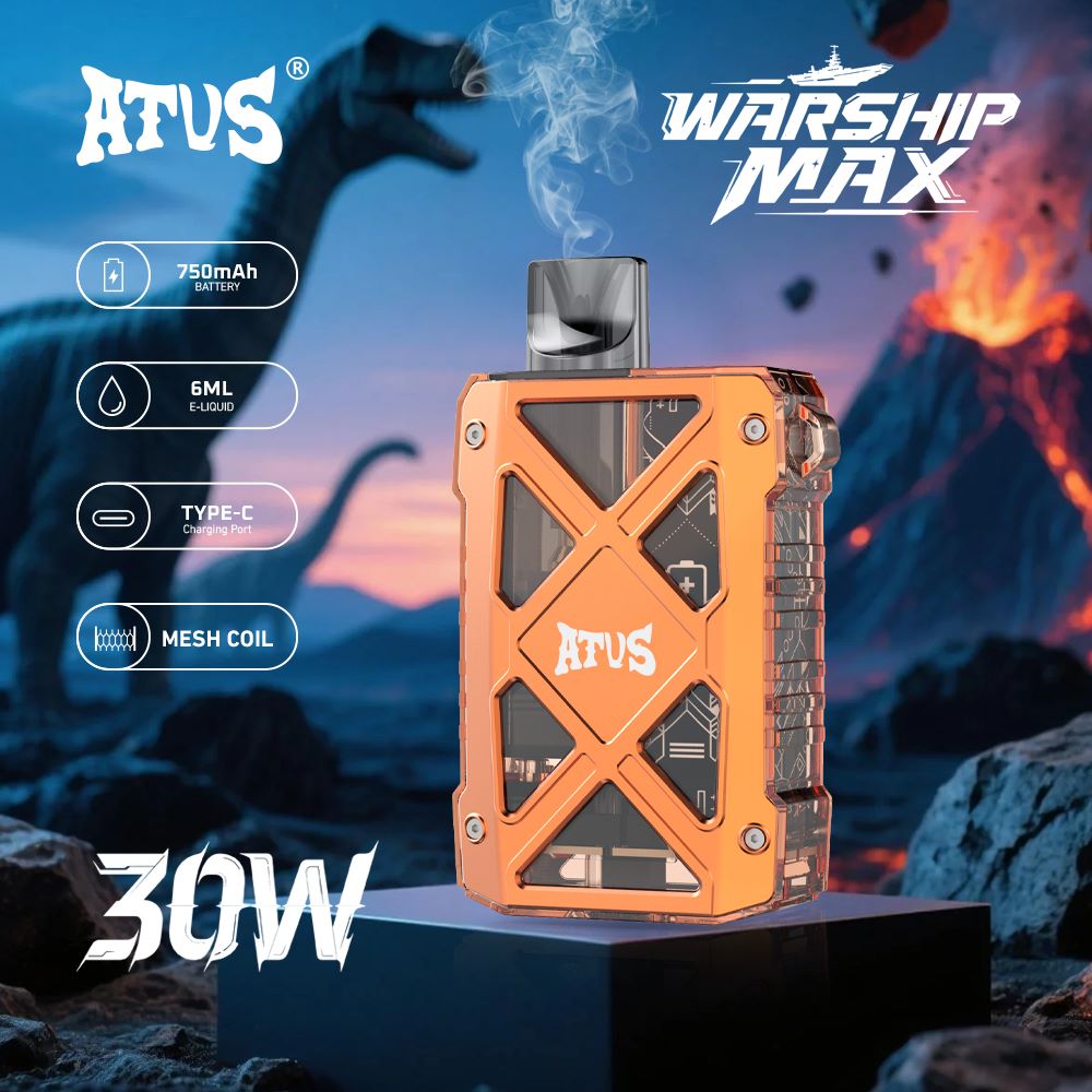 DE012 7000 Puffs Disposable Vapes with rechargeable and adjustable airflow ATVS Vape