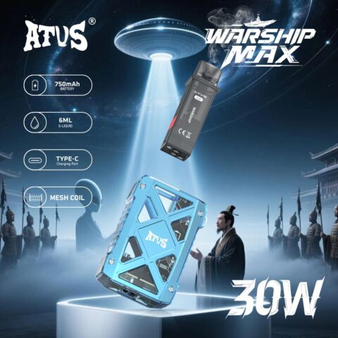 DE012 7000 Puffs Disposable Vapes with rechargeable and adjustable airflow ATVS Vape