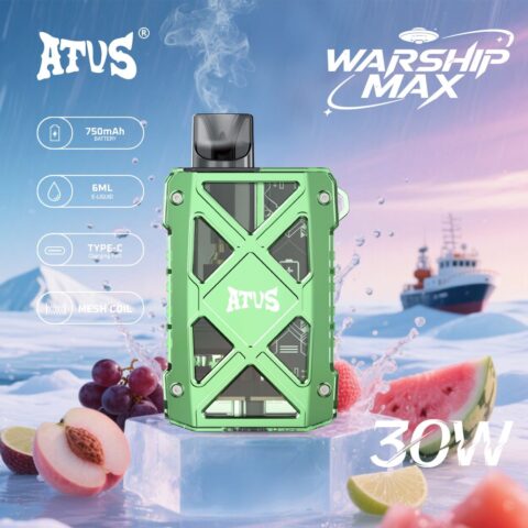 DE012 7000 Puffs Disposable Vapes with rechargeable and adjustable airflow ATVS Vape