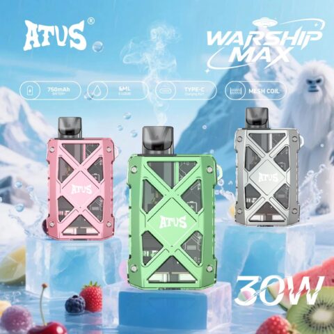 DE012 7000 Puffs Disposable Vapes with rechargeable and adjustable airflow ATVS Vape