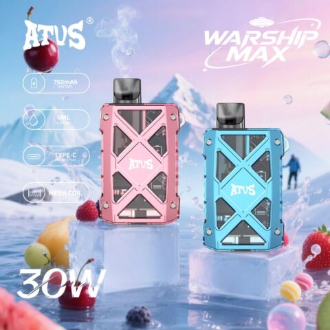 DE012 7000 Puffs Disposable Vapes with rechargeable and adjustable airflow ATVS Vape