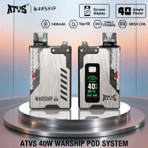 DE012 Pro Disposable Vapes with rechargeable and adjustable airflow ATVS Vape