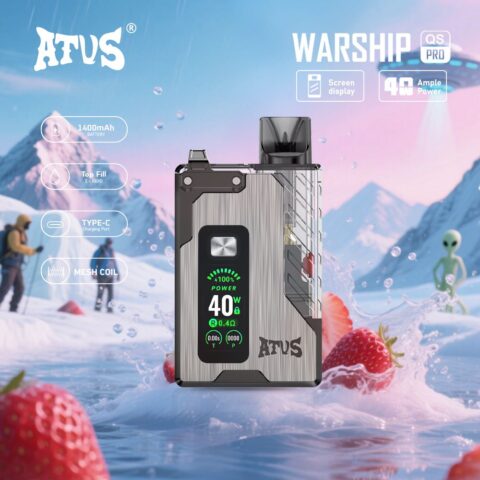 DE012 Pro Disposable Vapes with rechargeable and adjustable airflow ATVS Vape