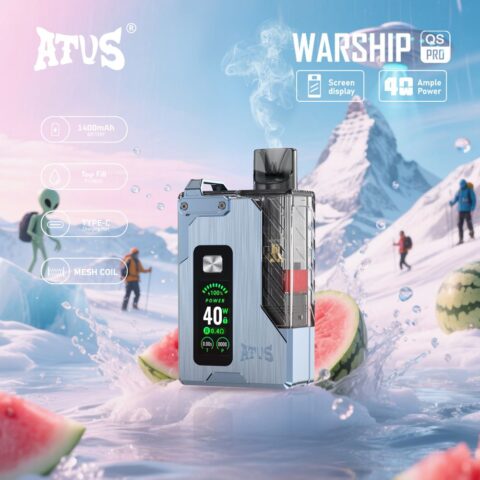 DE012 Pro Disposable Vapes with rechargeable and adjustable airflow ATVS Vape