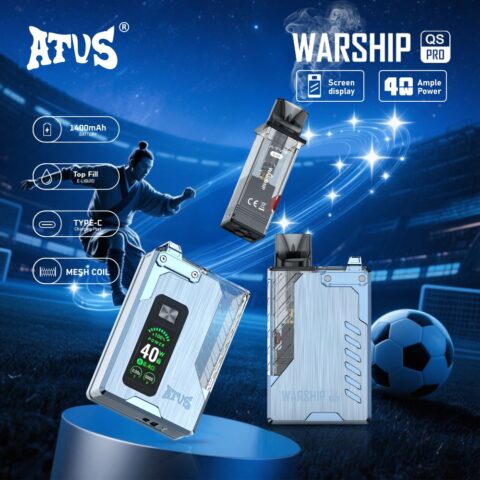 DE012 Pro Disposable Vapes with rechargeable and adjustable airflow ATVS Vape