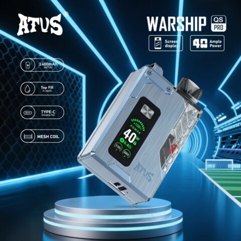 DE012 Pro Disposable Vapes with rechargeable and adjustable airflow ATVS Vape