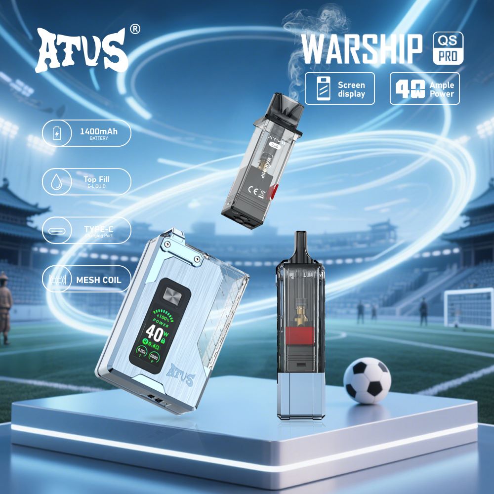 DE012 Pro Disposable Vapes with rechargeable and adjustable airflow ATVS Vape