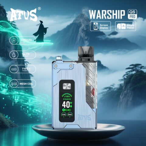 DE012 Pro Disposable Vapes with rechargeable and adjustable airflow ATVS Vape