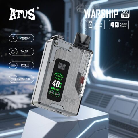 DE012 Pro Disposable Vapes with rechargeable and adjustable airflow ATVS Vape