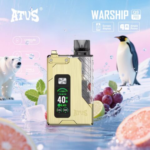 DE012 Pro Disposable Vapes with rechargeable and adjustable airflow ATVS Vape