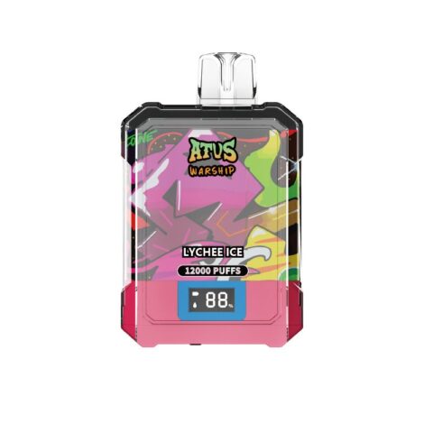 DE013A 12000 Puffs Disposable Vapes with LED display screen and adjustable airflow ATVS Vape