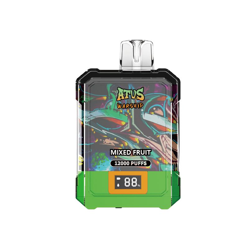DE013A 12000 Puffs Disposable Vapes with LED display screen and adjustable airflow ATVS Vape