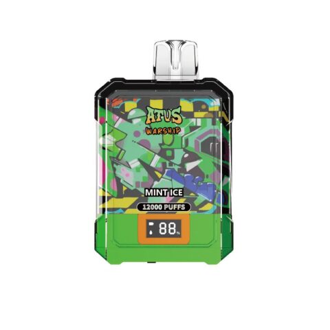 DE013A 12000 Puffs Disposable Vapes with LED display screen and adjustable airflow ATVS Vape