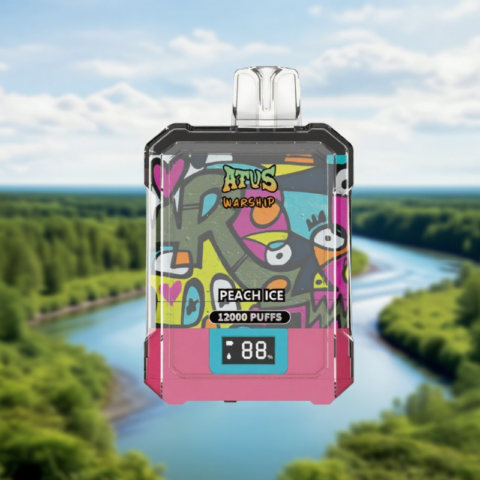 DE013A 12000 Puffs Disposable Vapes with LED display screen and adjustable airflow ATVS Vape
