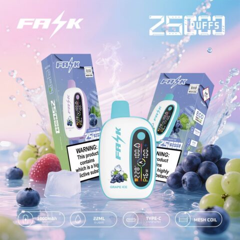 DE016 25000 Puffs Disposable Vape with LED display screen and adjustable airflow rechargeable ATVS Vape