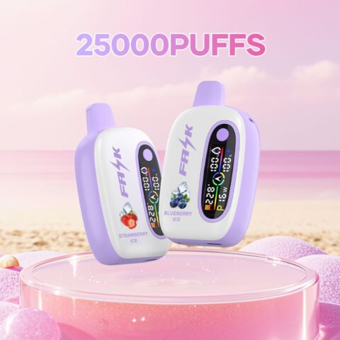 DE016 25000 Puffs Disposable Vape with LED display screen and adjustable airflow rechargeable ATVS Vape