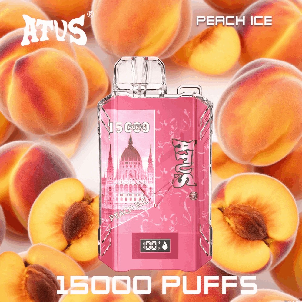 DE017 15000 Puffs Disposable Vape with LED display screen and adjustable airflow rechargeable ATVS Vape