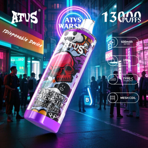 DE018 13000 Puffs Disposable Vape with rechargeable ATVS Vape