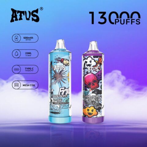 DE018 13000 Puffs Disposable Vape with rechargeable ATVS Vape