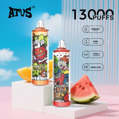 DE018 13000 Puffs Disposable Vape with rechargeable ATVS Vape
