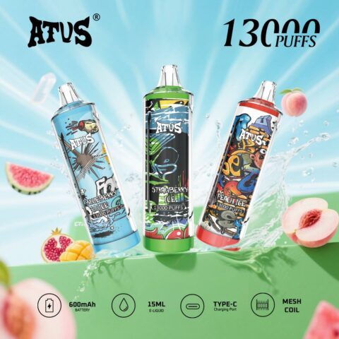 DE018 13000 Puffs Disposable Vape with rechargeable ATVS Vape