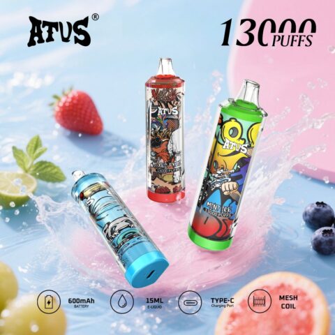DE018 13000 Puffs Disposable Vape with rechargeable ATVS Vape