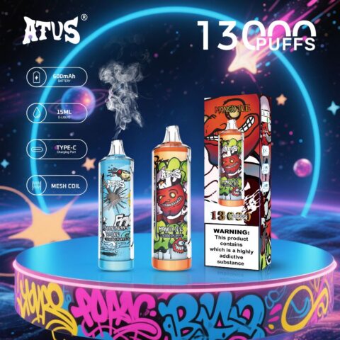 DE018 13000 Puffs Disposable Vape with rechargeable ATVS Vape