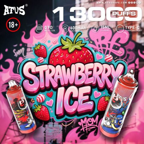 DE018 13000 Puffs Disposable Vape with rechargeable ATVS Vape