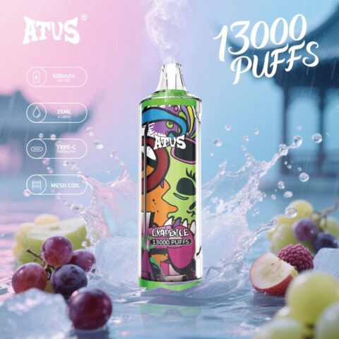 DE018 13000 Puffs Disposable Vape with rechargeable ATVS Vape