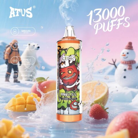 DE018 13000 Puffs Disposable Vape with rechargeable ATVS Vape