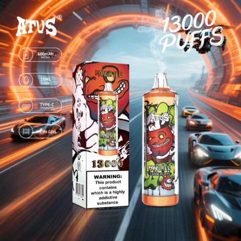 DE018 13000 Puffs Disposable Vape with rechargeable ATVS Vape