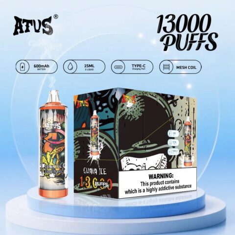 DE018 13000 Puffs Disposable Vape with rechargeable ATVS Vape