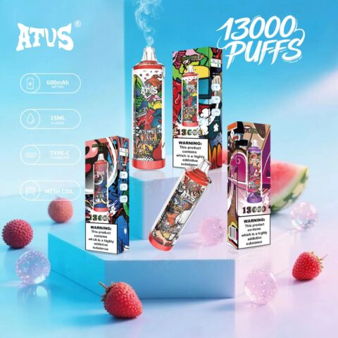 DE018 13000 Puffs Disposable Vape with rechargeable ATVS Vape