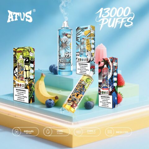 DE018 13000 Puffs Disposable Vape with rechargeable ATVS Vape
