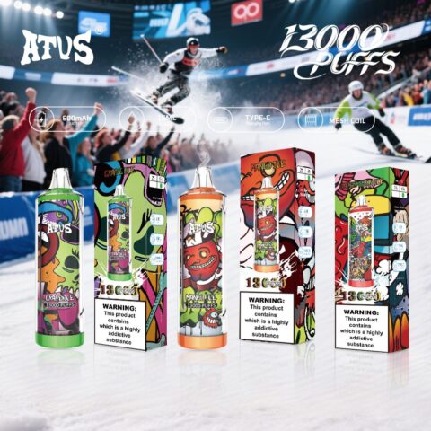 DE018 13000 Puffs Disposable Vape with rechargeable ATVS Vape