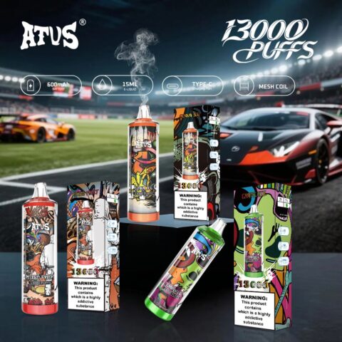 DE018 13000 Puffs Disposable Vape with rechargeable ATVS Vape