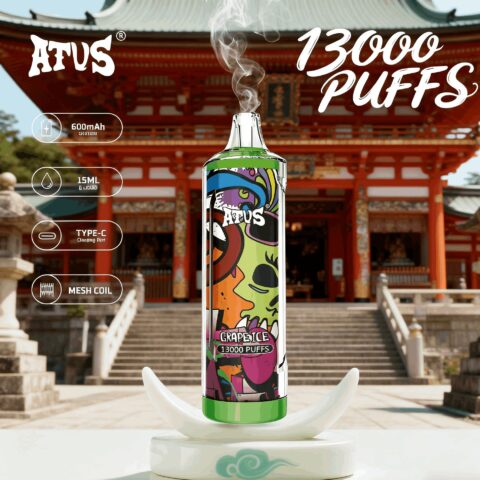 DE018 13000 Puffs Disposable Vape with rechargeable ATVS Vape