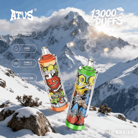 DE018 13000 Puffs Disposable Vape with rechargeable ATVS Vape