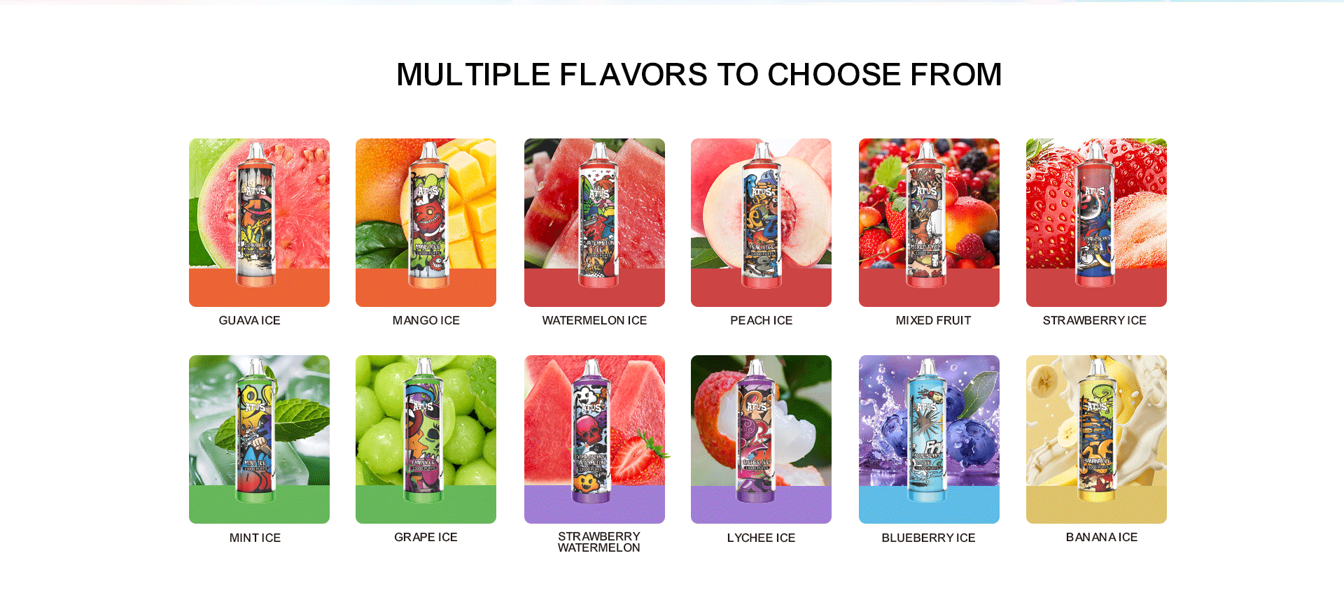 DE018 13000 Puffs Disposable Vape with rechargeable ATVS Vape