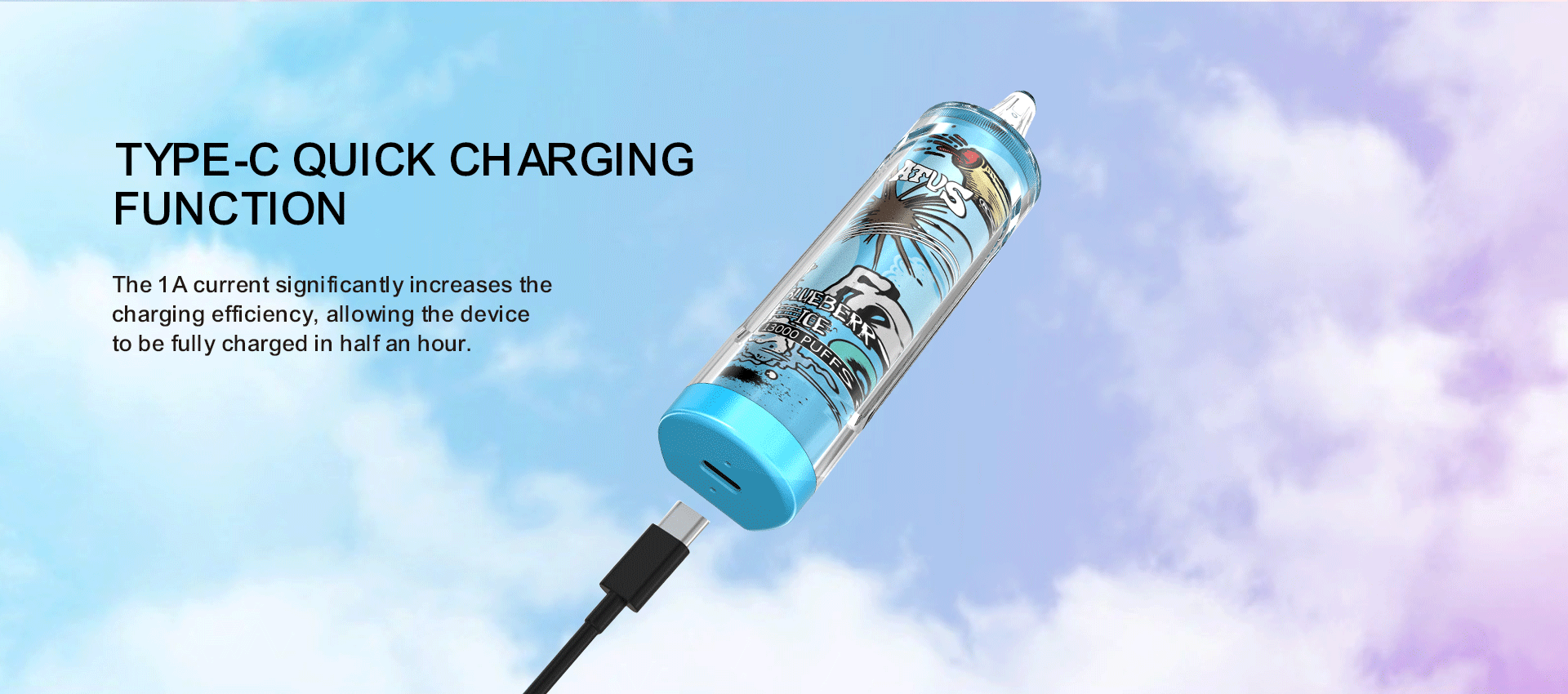 DE018 13000 Puffs Disposable Vape with rechargeable ATVS Vape
