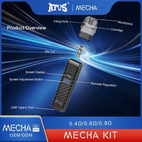 DE019 Refillable Pod Kit System Device ATVS Vape