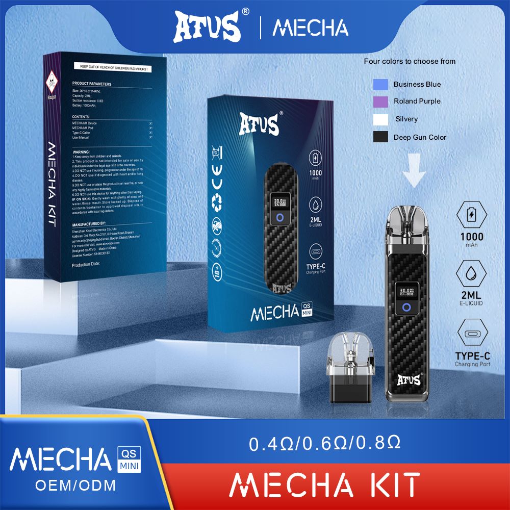 DE019 Refillable Pod Kit System Device ATVS Vape