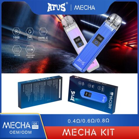 DE019 Refillable Pod Kit System Device ATVS Vape