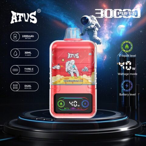 DE021 30000 Puffs Disposable Vape with LED display screen and adjustable airflow MTL DTL